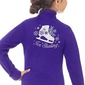 Mondor 24485 Polartec Rhinestones Jacket Size 4-6 purple NWT